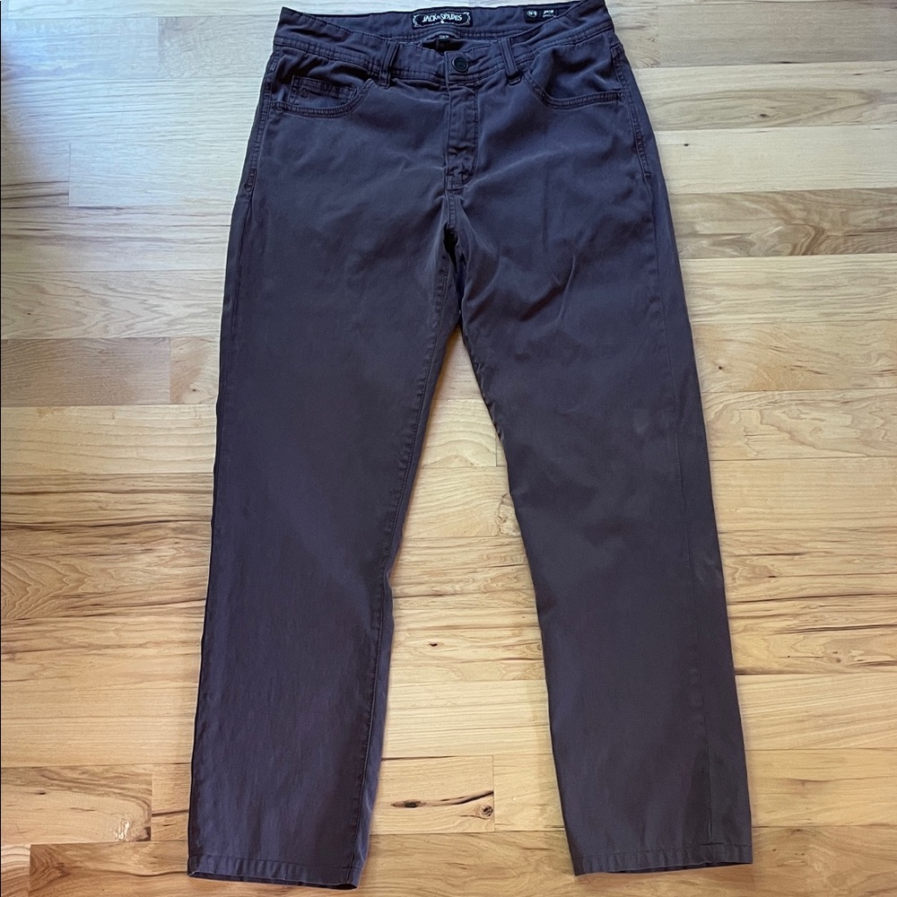 Jack of Spades Brown Straight Leg Jeans